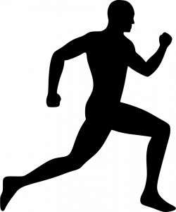 Running Man Silhouette Clip Art Free at GetDrawings.com | Free for ...