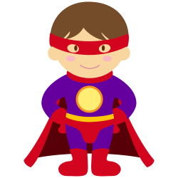 Kids dressed as Superheroes Clipart. - Oh My Fiesta! for Geeks