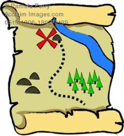 Cartoon Map Clipart