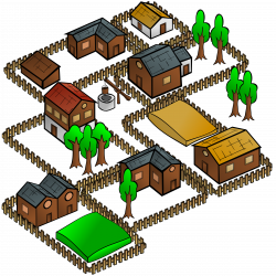 Clipart - RPG map symbols: Village