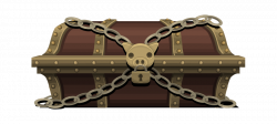 Buried treasure Lock Chest Clip art - 3D map mysterious Cataclysm ...