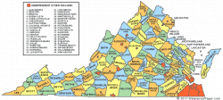 Printable Virginia Maps | State Outline, County, Cities