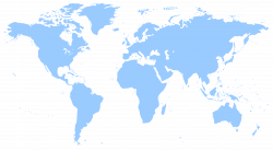 Beautiful world map clipart