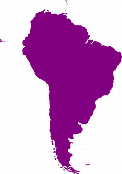 South-American continent by @Iyo, Continental map of South-America ...