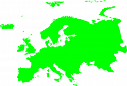 Clipart - European continent