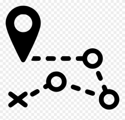 Road Pin Route Gps Destination Distance Map Svg Png - Map ...