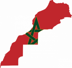 Map of Morocco - Carte du Maroc - Mapa de Marruecos -Mappa di ...