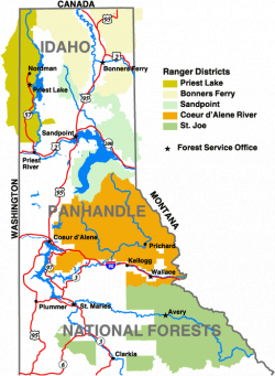 Idaho National Forest Map – SmartSync