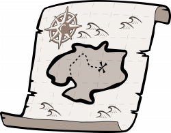 Clipart - treasure map
