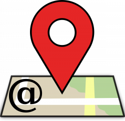 Clipart - Map Location with context