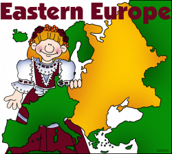 Europe Clip Art by Phillip Martin, Eastern Europe Map