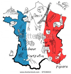 France clipart france map #5 | World Thinking Day - France ...