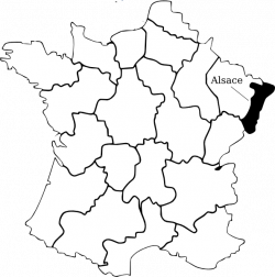 Alsace France Map Clip Art at Clker.com - vector clip art online ...