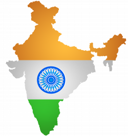 India Map Flag PNG Clip Art PNG Image | Gallery Yopriceville - High ...