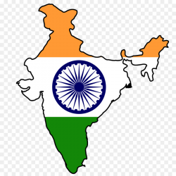 India Flag National Flag clipart - India, Flag, Map ...