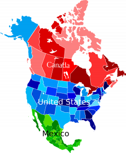 File:North America map coloured.svg - Wikimedia Commons