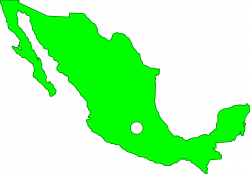 Clipart - Mexico Map