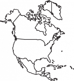 North America Map Clip Art at Clker.com - vector clip art online ...