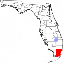 File:Map of Florida highlighting Miami-Dade County.svg - Wikipedia