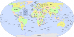 Clipart - World Political Map in World Political Map Pdf - websbages.com