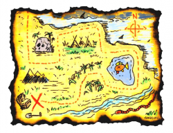 Adventure map clipart printable treasure maps for kids in ...
