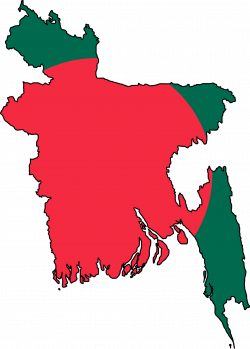 Bangladesh Flag Map - Mapsof.net - http://bangladesh.mycityportal ...