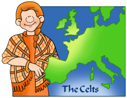 Celts Clip Art by Phillip Martin, Celtic Map