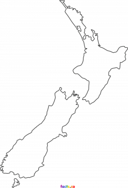 New Zealand Map - blank Political New Zealand map with cities ...