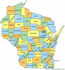 Printable Wisconsin Maps | State Outline, County, Cities