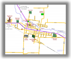 Augusta Wisconsin City Map of Street