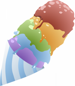 Clipart - Food Sno Cone Rainbow