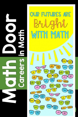 Math Bulletin Board or Door Decoration with Sunglasses | Fun ...