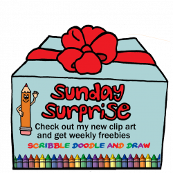 Sunday Surprise free clipart | Scribble Doodle and Draw | Pinterest ...
