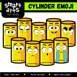 Cylinder Emoji Clip Art | Emoji, Clip art and Math