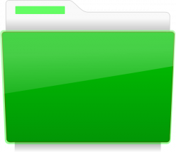 Folder - File Green Clip Art at Clker.com - vector clip art online ...