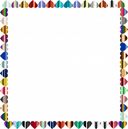 Clipart - Prismatic Hearts Frame 5