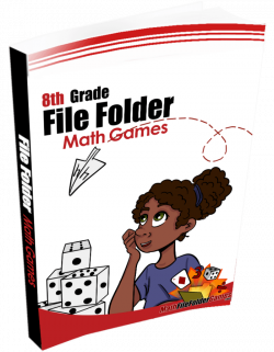 8th Grade File Folder Math Games | Math File Folder Games
