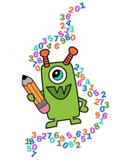 Math Monsters Clipart