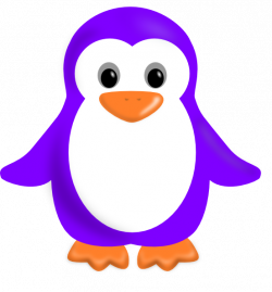 Purple Penguin Clip Art at Clker.com - vector clip art online ...
