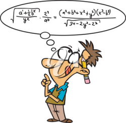 Royalty Free Clipart Image of a Person Doing Math #616842 ...