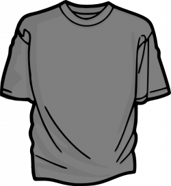 T-shirt-gray Clip Art at Clker.com - vector clip art online, royalty ...