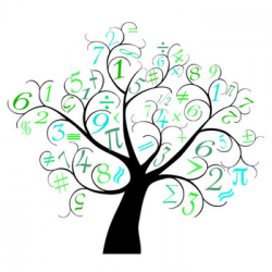 Math Tree Clip Art - For Personal Use Only