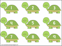 My Broken Bootstraps: Cute Counting Turtles!