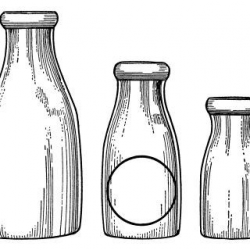 Milk Bottles Clip Art | Sketches and drawings in 2019 ...
