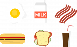 Breakfast Fast food Milk Clip art - Creative breakfast 5142*3206 ...