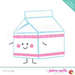 Cute Milk Carton Character