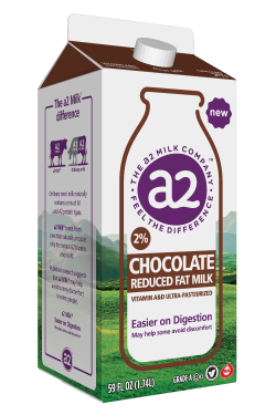 a2 Milk Chocolate 2% Reduced Fat - Delicious Workout Recovery Drink ...