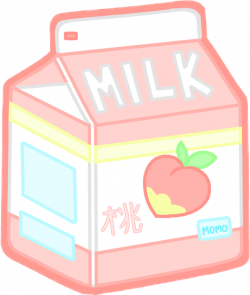 milk kawaii tumblr aesthetictumblr peach peachmilk...