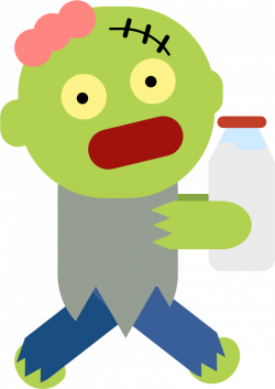 Clipart - zombie milk 2