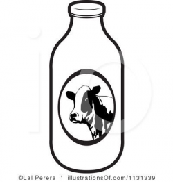 Milk Bottle Clip Art Black and White . | Milk | Clip art ...